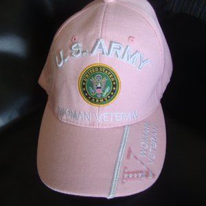 US Army Woman Veteran Ball Cap